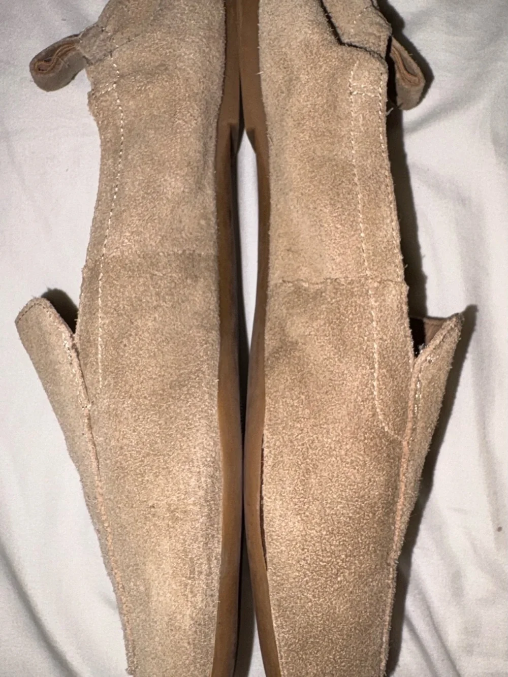 Lucky Brand Women’s Suede Tan Loafers Size 8